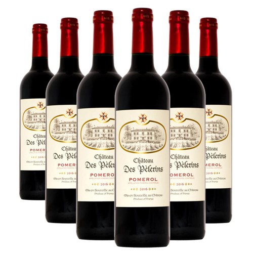 Case of 6 Chateau Pelerins Pomerol 75cl Red Wine